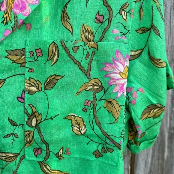 Mauve Linen Suffer Shirt - Picture 6 of 11